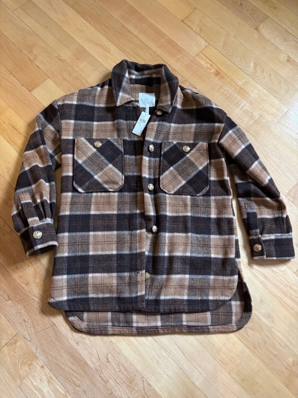 Anthropologie Avec Les Plaid Shacket